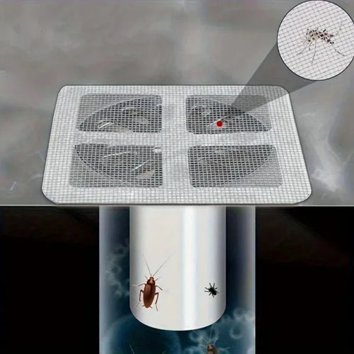 Anti-blocking Disposable Hair Catchers Mesh Filter Mesh Stickers Shower Drain Cover Bathroom.