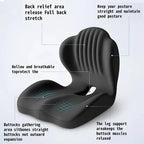 Ergonomic Memory Foam Seat Cushion with Lumbar Support – Pressure Relief, Height Boost, Universal Fit