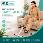 Foldable Mini Desk Cycle – Portable Leg & Arm Pedal Exerciser