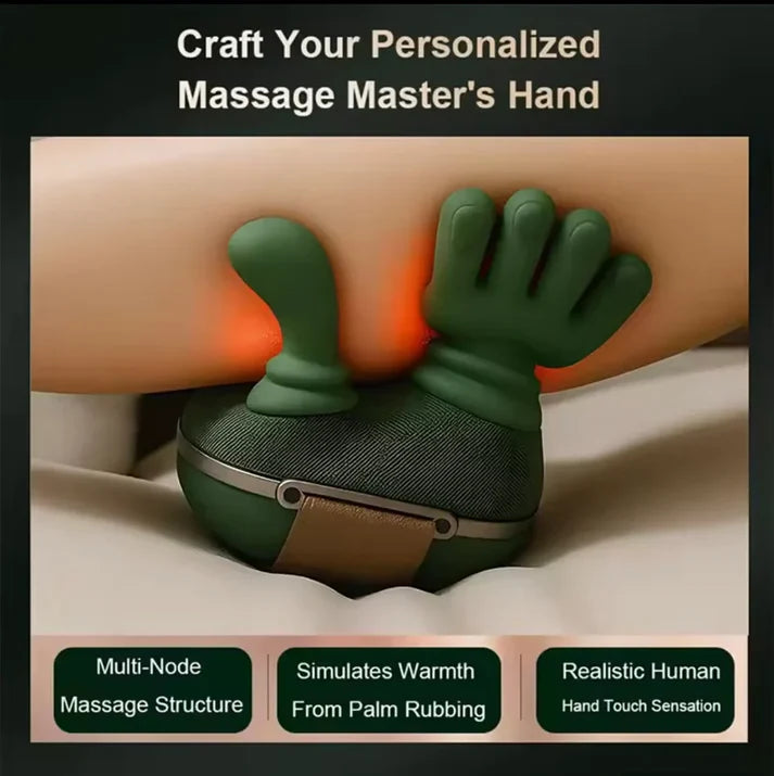 4D Neck & shoulder Massager with Heat,  Back & Hand Massager, Pain Relief, Muscle Relaxation