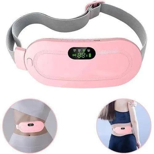 Rechargeable Heating Belt for Menstrual & Back Pain – 3 Heat / 4 Vibration Modes
