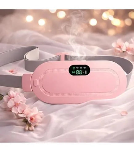 Rechargeable Heating Belt for Menstrual & Back Pain – 3 Heat / 4 Vibration Modes