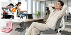 Ergonomic Memory Foam Seat Cushion with Lumbar Support – Pressure Relief, Height Boost, Universal Fit